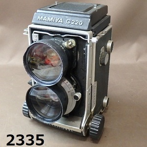 FK-2335◆MAMIYA C220　2眼カメラ　ジャンク現状　20240321