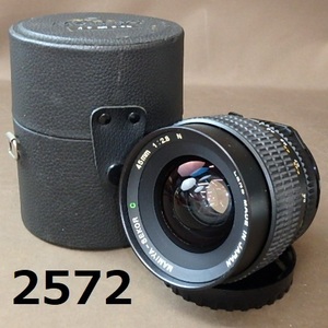 FK-2572　MAMIYA-SEKOR C 45mm 1:2.8 N　絞り羽根OK　美品　20240326　