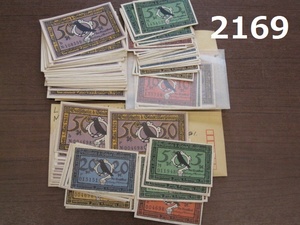 FK-2169◆紙幣コレクター放出品ヨーロッパ・ドイツ・オーストリア　ノートゲルト紙幣/地方札まとめ（検）ペニヒ・マルクレア紙幣/緊急紙幣
