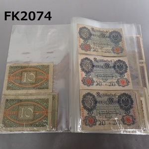 FK-2074◆コレクター放出品　ヨーロッパ　ドイツなど旧紙幣　ノートゲルト　高額・大判　マルク　ハイパーインフレ 20240306