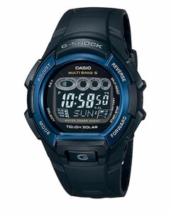 【箱無し】CASIO G-SHOCK 電波 タフソーラー GW-810H ブラック×ブルー CASIO G-SHOCK 腕時計