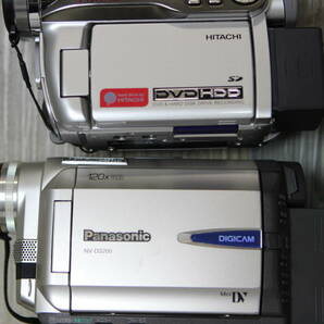 １６ ビデオカメラまとめ Hitachi panasonic nv-DS200 sony DCR-TRV18 canon FVM10 FV200 handycam の画像2