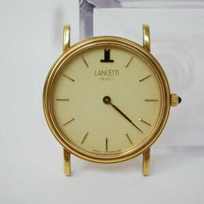 #7615 LANCETTI milano 18K 750 C70404-50B2 ランチェッティ 金無垢 腕時計 メンズの画像1