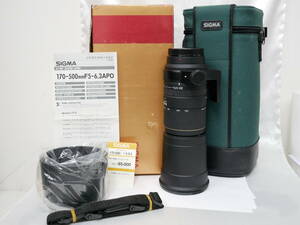 #0966 SIGMA APO 170-500mm F5-6.3 minolta Aマウントレンズ シグマ アポズーム