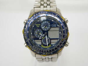 #1242 CITIZEN NAVIHAWK worldtime C300-Q00842 blueangels シチズン ナビホーク ワールドタイム ブルーエンジェルズ 腕時計