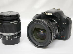 #1655 CANON EOS KISS X2 EF 20-35mm F3.5-4.5 18-55mm キャノン デジタル一眼レフカメラ