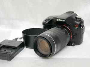 #1761 Sony SLT-A77V AF 75-300mm α77 ソニー デジタル一眼レフカメラ