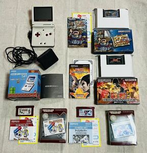 ゲームボーイアドバンスSP本体 ファミコンカラー 任天堂 Nintendo GBA GAMEBOY ADVANCE SP ソフトまとめ売り 中古