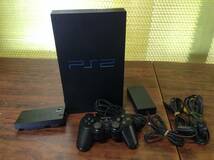 SONY PlayStation2 PS2 console SCPH-35000 controller set tested ソニー プレステ2 本体 コントローラ 動作確認済 D348_画像1