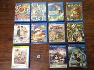 SONY PSVITA PS vita 10games working ソニー PS vita ソフト 10本 動作確認済 D363