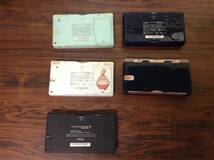 Nintendo DS 5consoles 3DS DS DS lite Dsi working tested 任天堂 DS 本体5台 3DS DS DSi DS lite D496_画像3