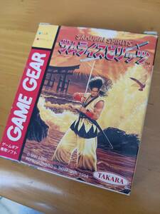  rare!GG Samurai Spirits box opinion attaching sending 180 Game Gear 