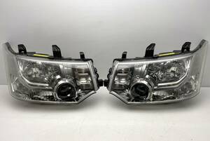 割れ無 三菱 デリカD:5 / D5 CV5W CV1W CV2W CV4W 純正 HID ヘッドライト 左右セット バラスト バーナー付 KOITO 100-87918 (A49)