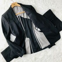 ザラ　ZARA MAN スーツ　セットアップ　テーラードジャケット　ブラック　48/38 背抜　センターベンド　カモフラ柄　ウール　メンズ　_画像1