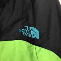 ノースフェイス　THE NORTH FACE　ナイロンジャケット　グリーン×ネイビー　XL　HYVENT　大きいサイズ　アウトドア　アウター　メンズ_画像2