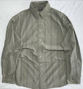 HAGGAR 長袖 シャツ 3XL 灰白 ビッグサイズ