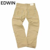 EDWIN エドウィン ダンガリー 717RS バナナファイバー★ イージー シャンブレー パンツ Sz.XL　メンズ 日本製 大きいサイズ　A4B00995_2#P_画像5