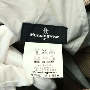 美品★ Munsingwear マンシングウェア 春夏 ロゴ 膝下着脱可 チェック ストレッチ スラックス パンツ Sz.82 メンズ ゴルフ A4B00852_2#Pの画像7