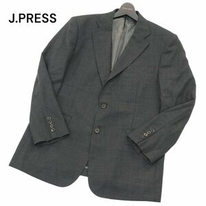 J.PRESS ジェイプレス 通年 背抜き 千鳥チェック★ テーラード ジャケット Sz.AB5　メンズ ビジカジ 日本製　A4T02126_3#O