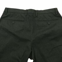 【新品 未使用】 UNIQLO ユニクロ 通年 イージーケア★ ストレッチ スリムフィット スラックス パンツ Sz.82　メンズ グレー　A4B01209_3#R_画像5