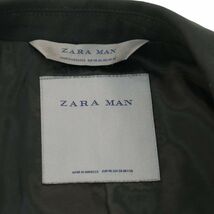 ZARA MAN ザラ マン 通年 総裏★ テーラード ジャケット Sz.46　メンズ 黒　A4T02432_3#O_画像6