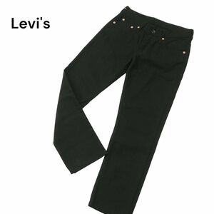 美品★ Levi's 606 リーバイス Y6606-0806 スキニー ブラック デニム パンツ ジーンズ Sz.28　メンズ 黒　A4B01288_3#R