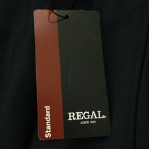 【新品 未使用】 REGAL リーガル 通年 1タック ウォッシャブル ストレート スラックス パンツ Sz.76　メンズ ネイビー　A4B01027_2#R_画像8