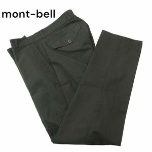 mont-bell モンベル 2105275 春夏 ポリ100％ ストレッチ トラベル ブリーズ スラックス パンツ Sz.S　メンズ 灰 アウトドア　A4B01413_3#P