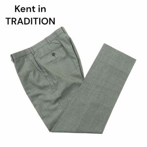 Kent in TRADITION ケント GOLD 通年 イタリア製 カノニコ生地★ スラックス パンツ Sz.79　メンズ グレー　A4B01405_3#R