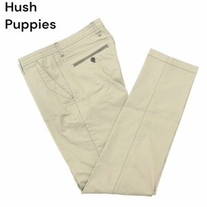 【新品 未使用】 Hush Puppies ハッシュパピー 通年 デニム風 ストレッチ テーパード スラックス パンツ Sz.82cm　メンズ　A4B01399_3#R