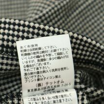 GARNIER ガルニエ テットオム 通年 ロゴ★ 総柄 長袖 スタンドカラー スキッパー シャツ ポロシャツ Sz.L　メンズ　A4T02650_3#F_画像9