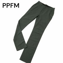 PPFM ペイトンプレイス 通年 シンチバック★ ストレッチ スリム パンツ Sz.S　メンズ グレー　A4B01380_3#R_画像1