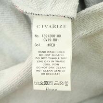 CIVARIZE シヴァーライズ 花柄 フラワー 総柄★ オーバーサイズ ワイドスリーブ スウェット トレーナー Sz.Free　メンズ　A4T02630_3#I_画像7