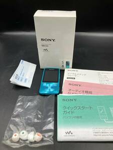 未使用品 SONY WALKMAN Sシリーズ NW-S13 4GB ブルー Bluetooth対応 現状品 箱付き 説明書付 稼働品 レターパックプラス発送 B3825