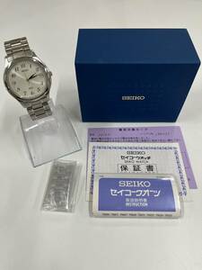 【超美品】 SEIKO セイコー SPIRIT スピリット 7N42-6110 クオーツ 腕時計 メンズ 電池交換済み 稼働品 箱 説明書 保証書 付き B