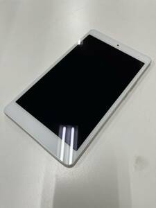 【画面キズなし】 HUAWEI ファーウェイ MediaPad M3 Lite s 701HW ホワイト 初期化済み 動作確認済み タブレット B4001