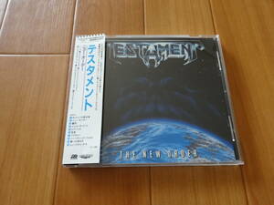 テスタメント　ニュー・オーダー　CD 32XD-1067 帯付　TESTAMENT THE NEW ORDER 