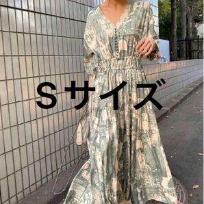 TOWN VOLUME GATHER DRESS AMERI ロングワンピース