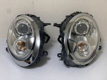 BMWミニMF16SクーパーS【R55-R56】右左HIDヘッドライト純正中古品_画像2