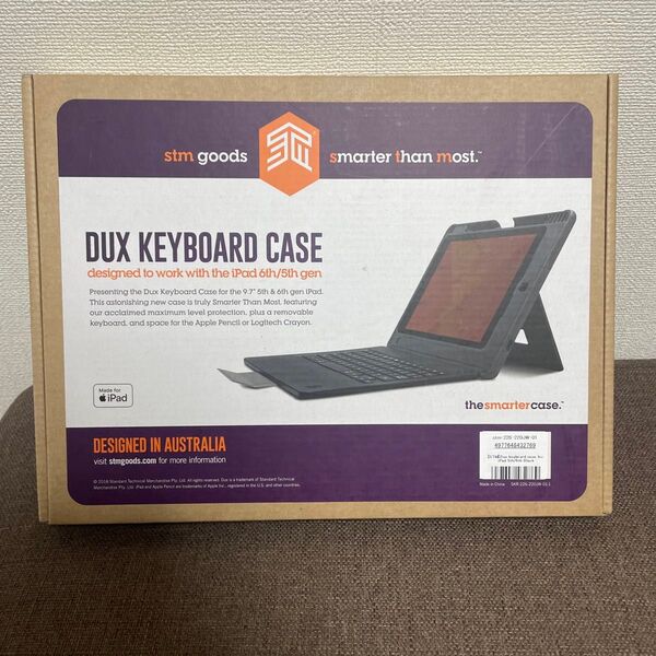 STM Dux keyboard case for iPad 5th/6th Black 第5世代 第6世代 耐衝撃