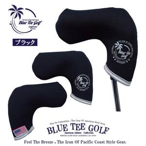 ※2送料無料【ブラック：カリフォルニアサーフ】ブルーティーゴルフ【ネオプレーン　ブレード型】PHCB-001 パターカバー BLUE TEE GOLF
