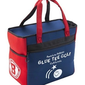 ■1送料無料【ネイビー・レッド】ブルーティーゴルフ ストレッチ 2トーン 大型ボストンバッグ 【BB-001】 BLUE TEE GOLFの画像2