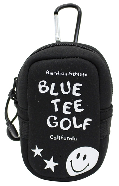 〇4：送料無料【ブラック】ブルーティーゴルフ　”ストレッチ多機能ポーチ AC-009” Blue Tee Golf　送料無料ネコポス対応