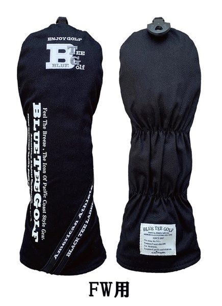 ◎【FW:ブラック】ブルーティーゴルフ 【ポリキャンバス クラシック】フェアウエイ用ヘッドカバー BLUE TEE GOLF DHC-001 送料無料