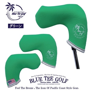 ☆8送料無料【グリーン：カリフォルニアサーフ】BLUE TEE GOLF California 【ネオプレーン　ブレード型】 PHCB-001 パターカバー