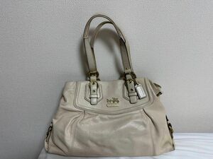 COACH コーチ　マディソンレザーハンドバッグ