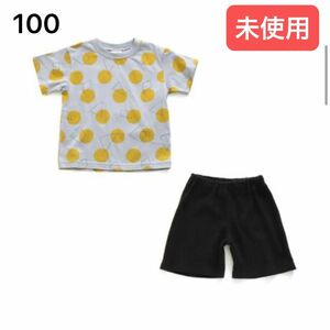 BREEZE ブリーズ boy'sドットサマーセット サックス セットアップ 部屋着 ルームウェア パジャマ 保育園 夏服 100