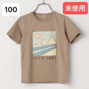 ビールーム b・ROOM アソートグラフィック半袖Tシャツ ベージュ イラスト 夏用 保育園 入園準備 100