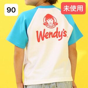 BABYDOLL ベビードール wendy's ウェンディーズ ラグラン半袖Tシャツ ターコイズ 水色 夏 入園準備 保育園 90