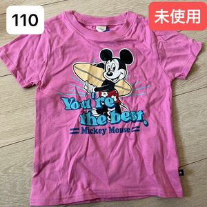 フタフタ futafuta ミッキー サーファー サーフィン ディズニー disney ピンク 半袖Tシャツ 夏服 保育園 110